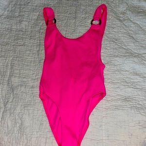 Topshop ribbed one piece, worn once